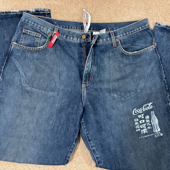 Vintage Coca Cola Jeans - Picture 1 of 4